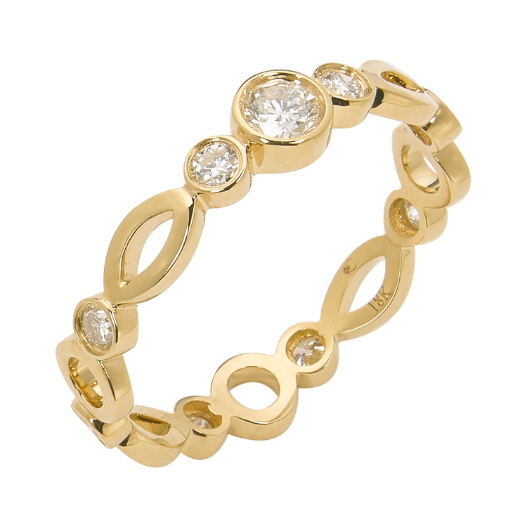 Wedding Solitaire Ring Yellow Gold