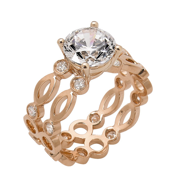 Diamond Engagement Ring Rose Gold