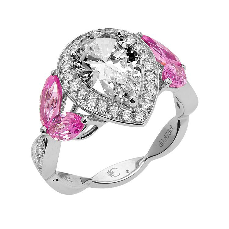 Bridal Pink Lady Ring